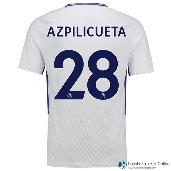 Chelsea Trikot Auswarts Azpilicueta 2017-18 Fussballtrikots Günstig